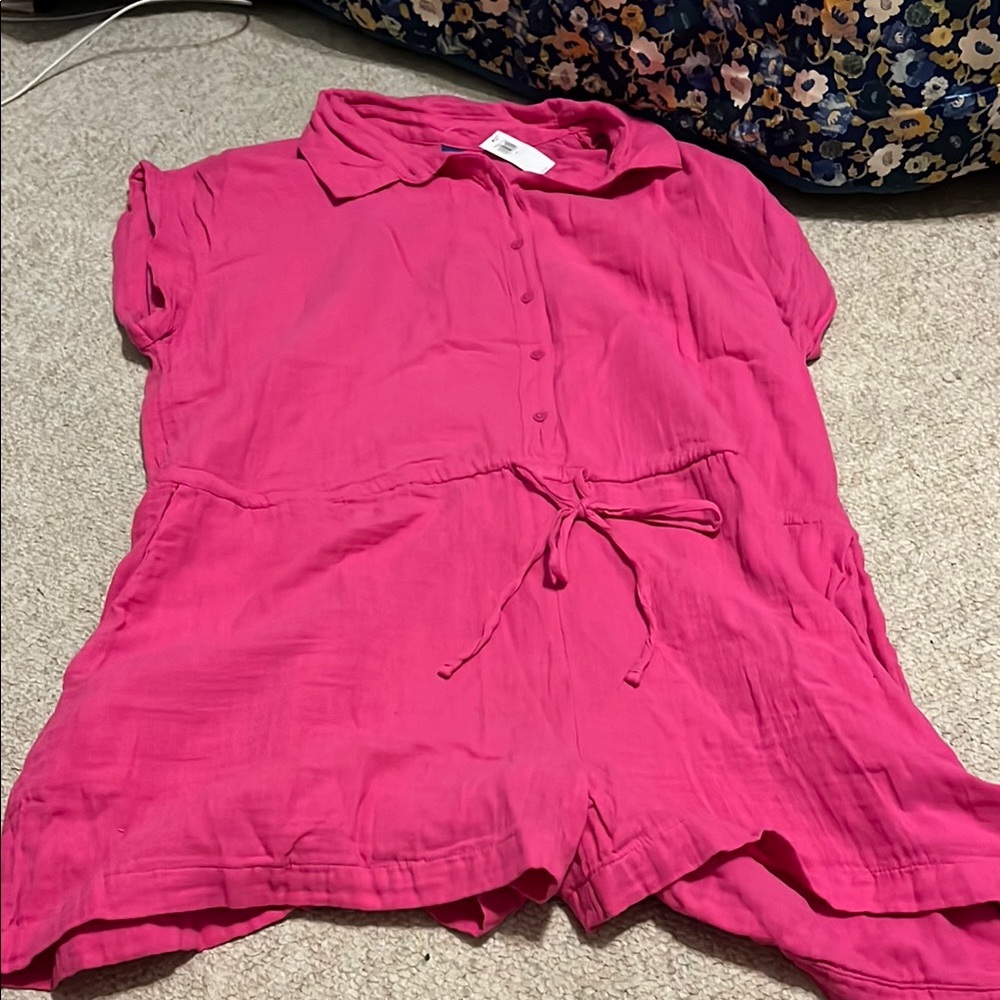 Women's Pink Romper